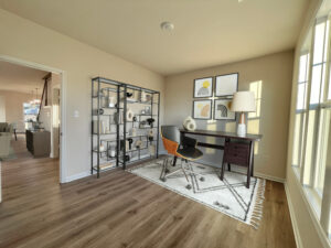 Photo of the furnished office inside The Pelican at The Reserve at Camden Lakes